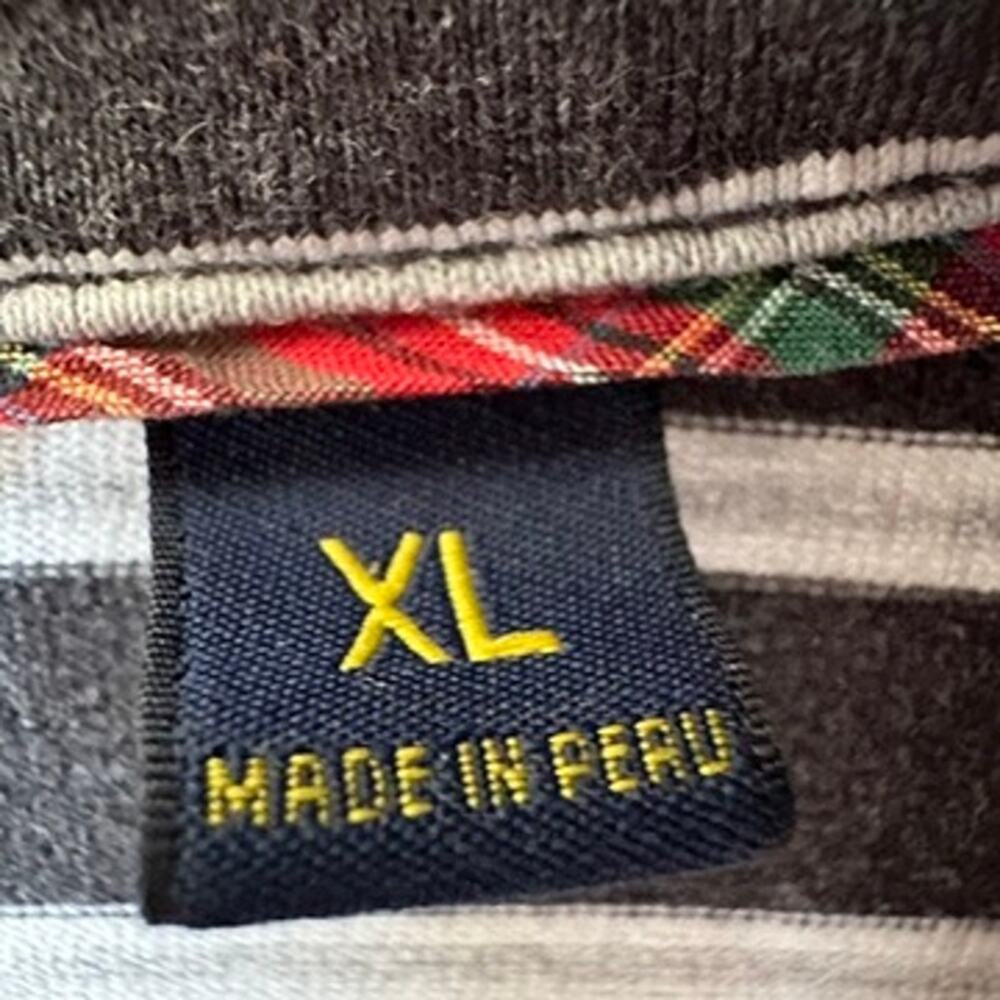 POLO Golf Ralph Lauren Shirt Mens XL Stretch Lisle Preppy Sporty Stripe Summer - Picture 6 of 7